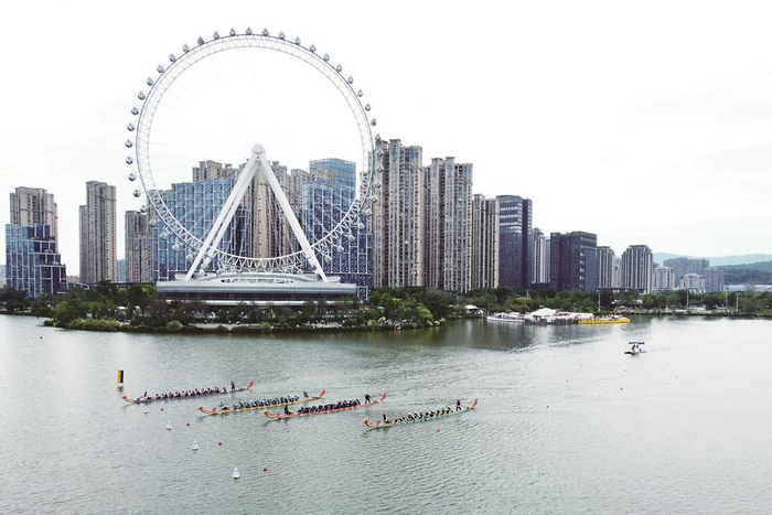 yl23455永利官网-端阳未到 龙舸争先|龙舟|晋安湖|闽都|福州市|福建省_新浪体育_新浪新闻
